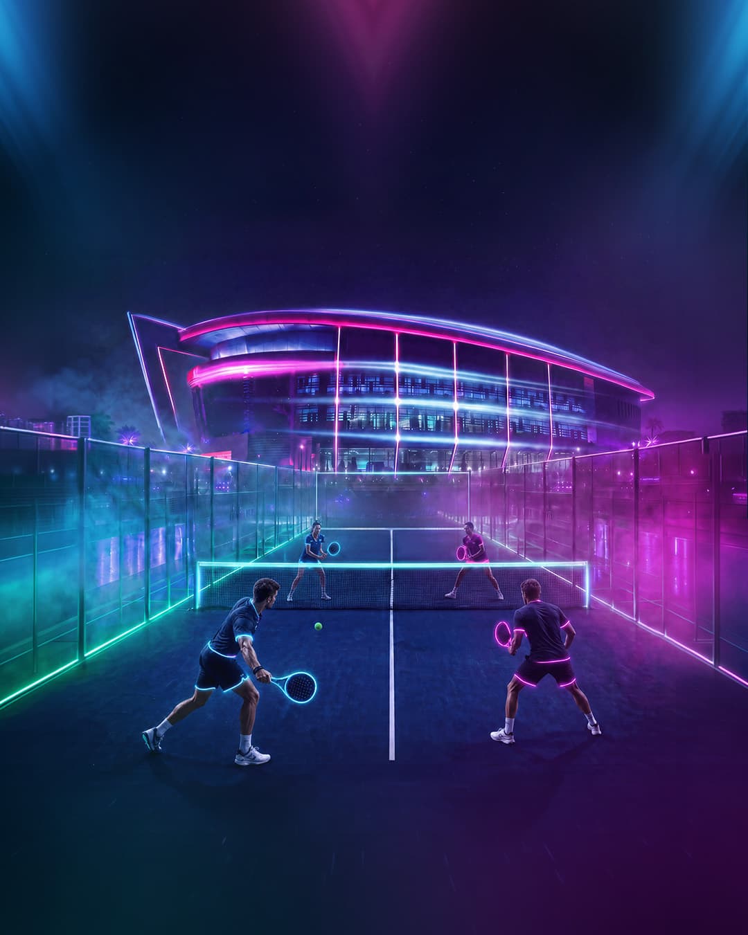 Summer Glow — Neon Padel Experience at Space42 Arena